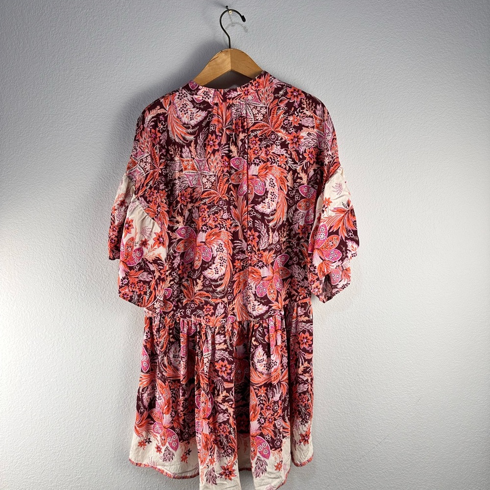 Anthropologie Janelle Floral Tunic Dress Sz M - Picture 8 of 8